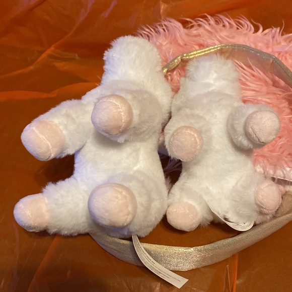 Plush purse (faux fur) per carrier theme with unicorn pair. - Picture 8 of 8